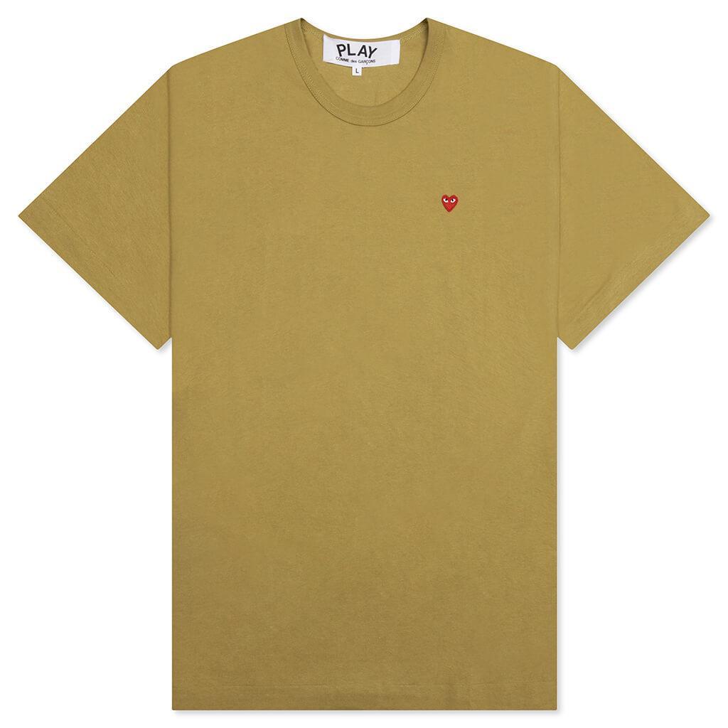 Small Red Heart T-Shirt - Purple Male Product Image
