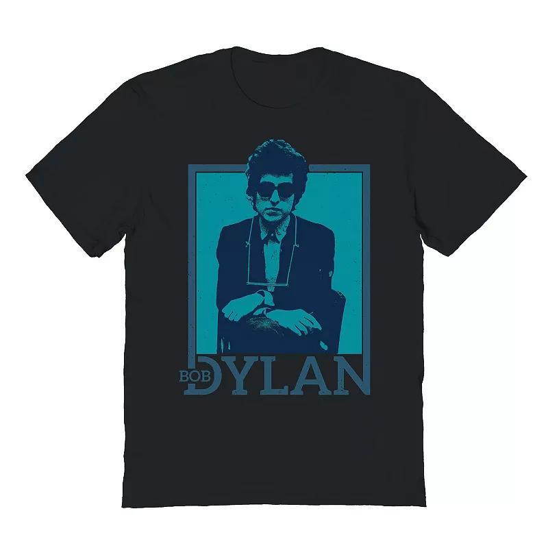 Men's Bob Dylan Arms Crossed Graphic Tee, Size: Small, Black Product Image