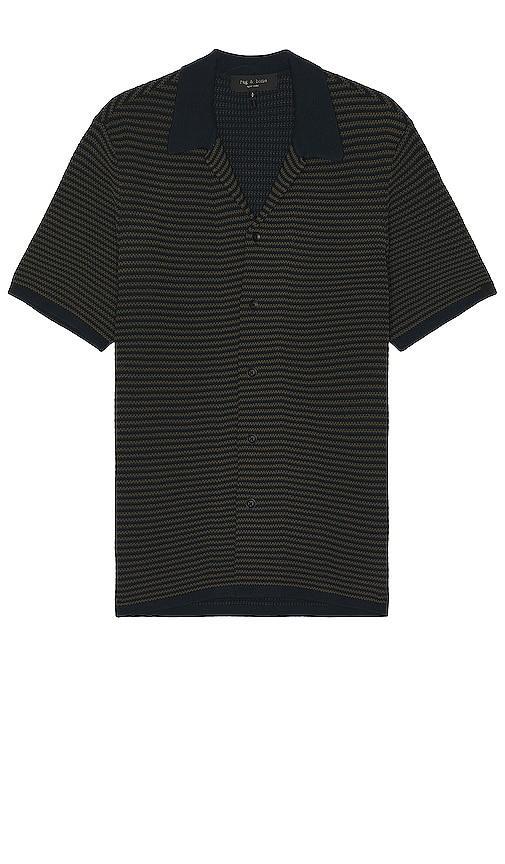 Rag & Bone Felix Button Down Shirt in Brown Product Image