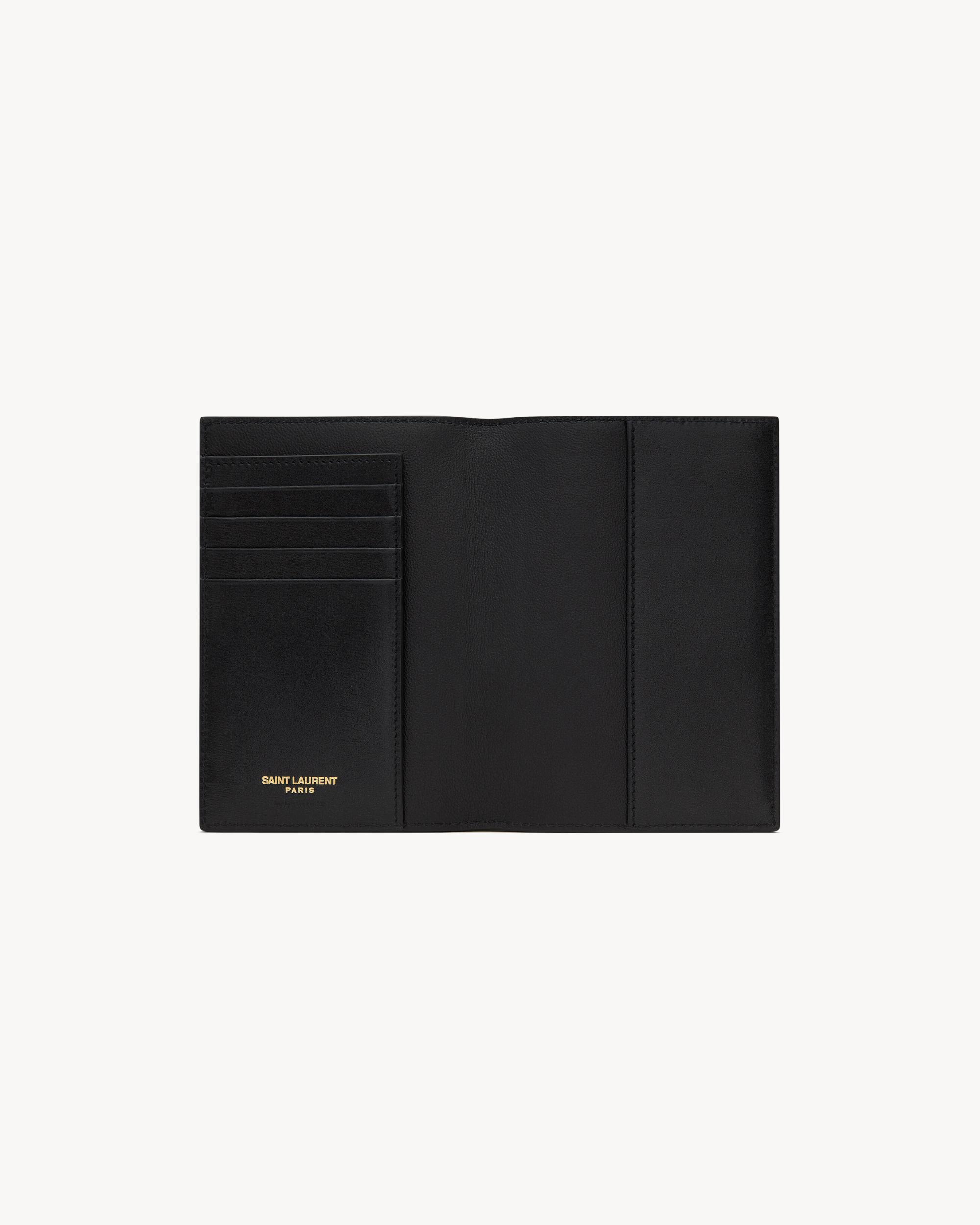 TINY CASSANDRE passport case in smooth leather Product Image