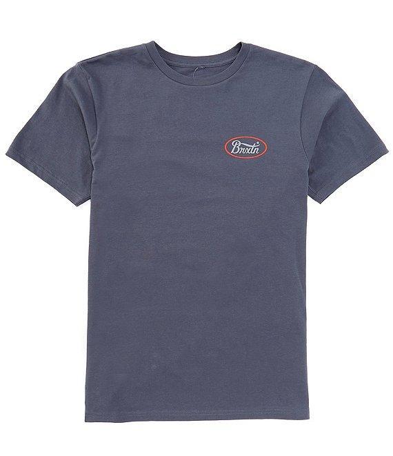 Levi's® Boys' Short Sleeve Nautical Style Graphic T-Shirt - Navy Blue 4: Cotton-Polyester Blend, Product Image