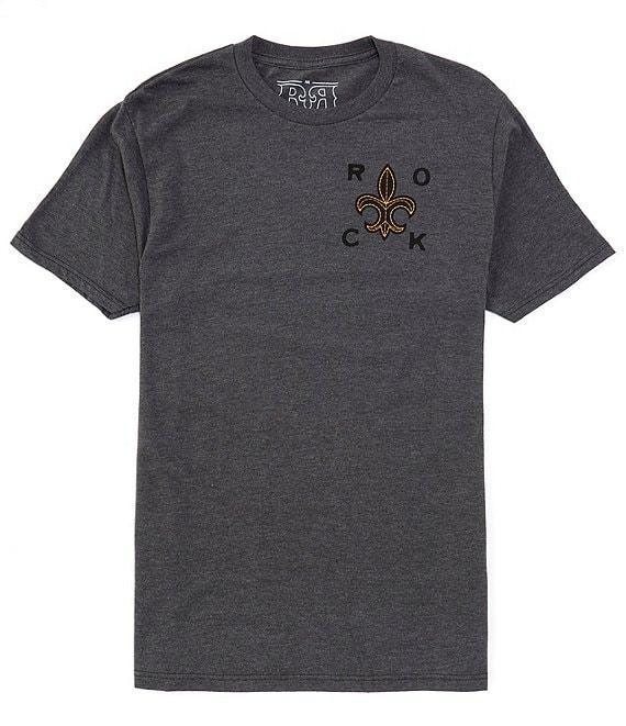 Rock Revival Short Sleeve Flag/Fleur-De-Lis Graphic T-Shirt Product Image