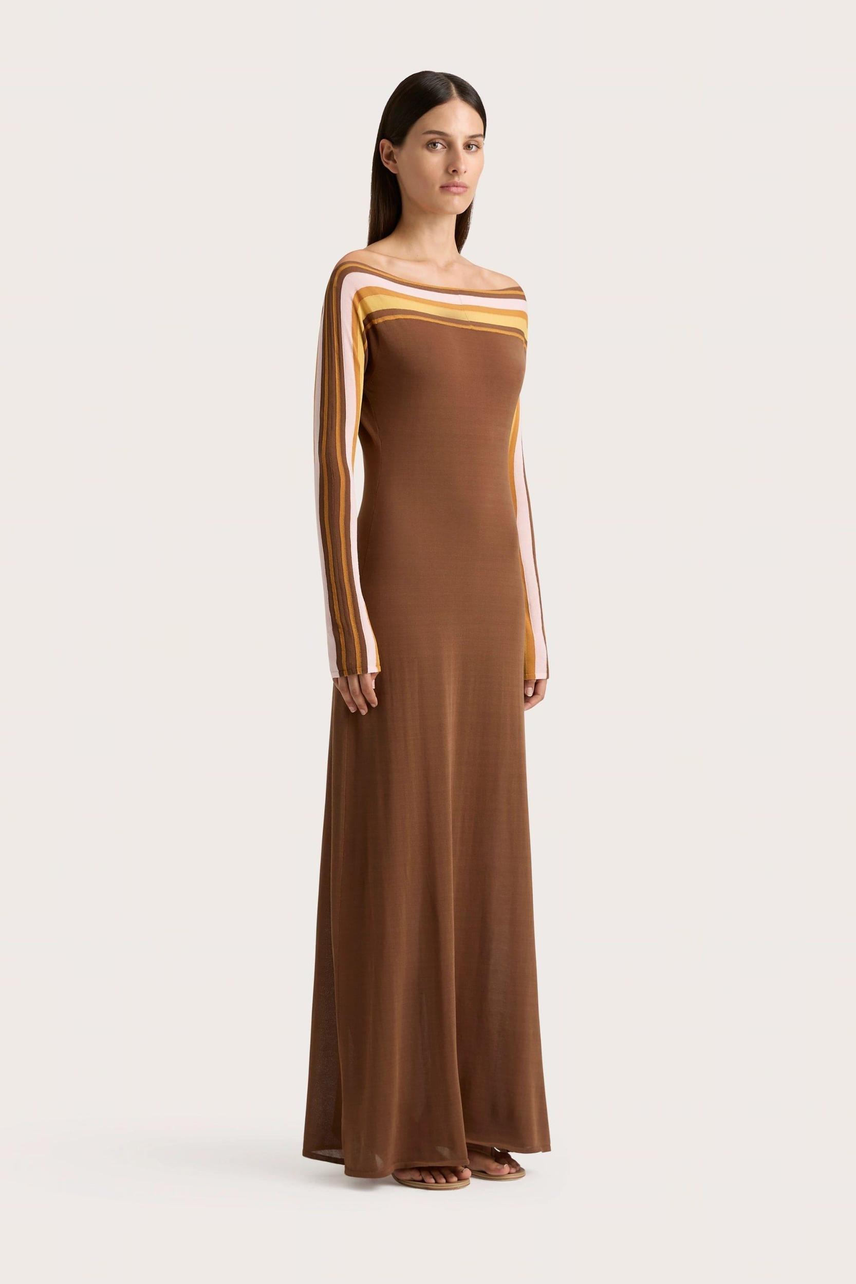 Citara Maxi Dress Cocoa - Final Sale Product Image