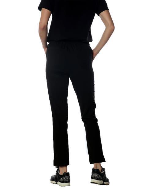 Members Only Reus Open Bottom Scrub Pants For Tall Women in Black at Nordstrom, Size Small Tall Product Image