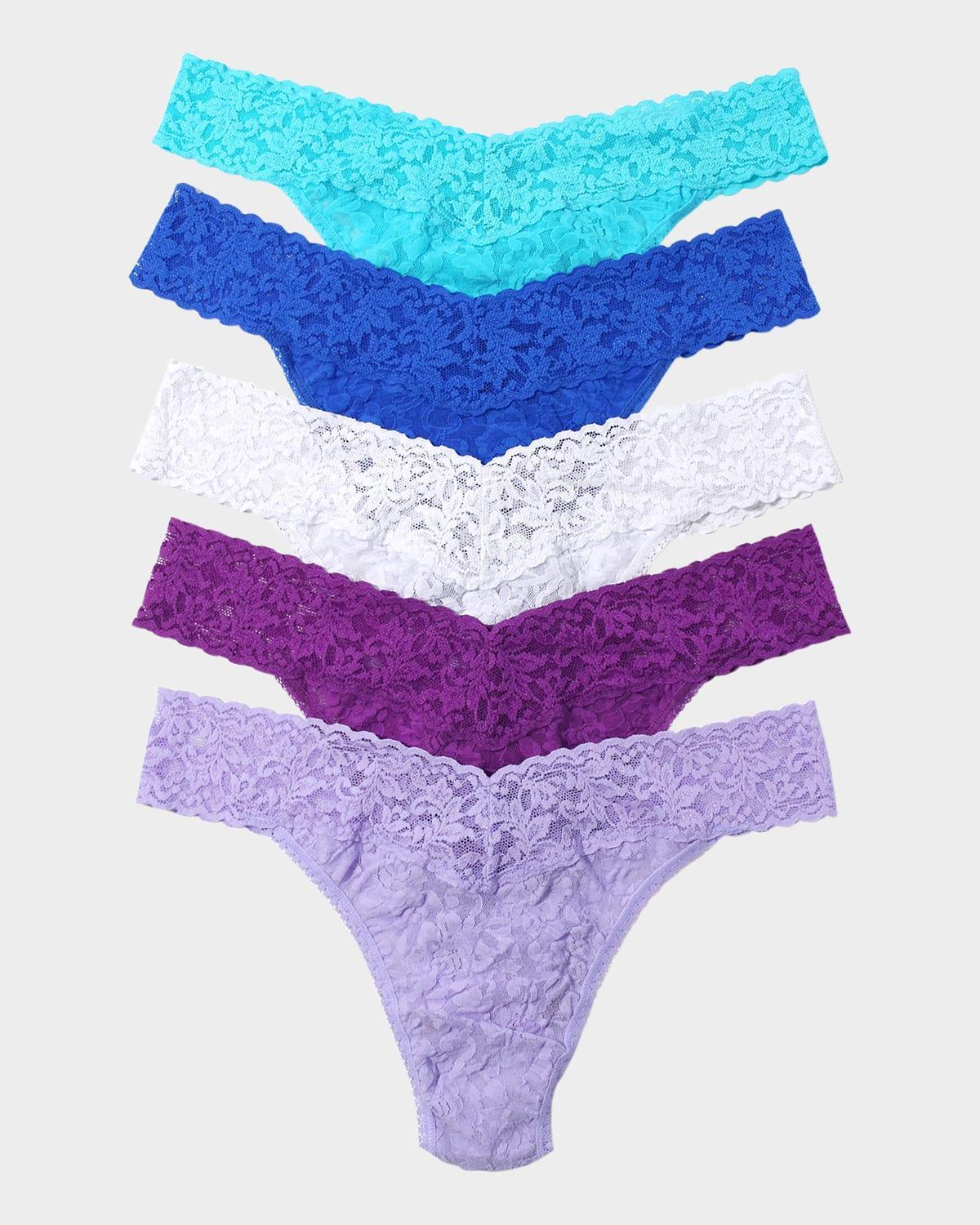 Hanky Panky Signature Original-Rise Thongs, Set of 5 Product Image