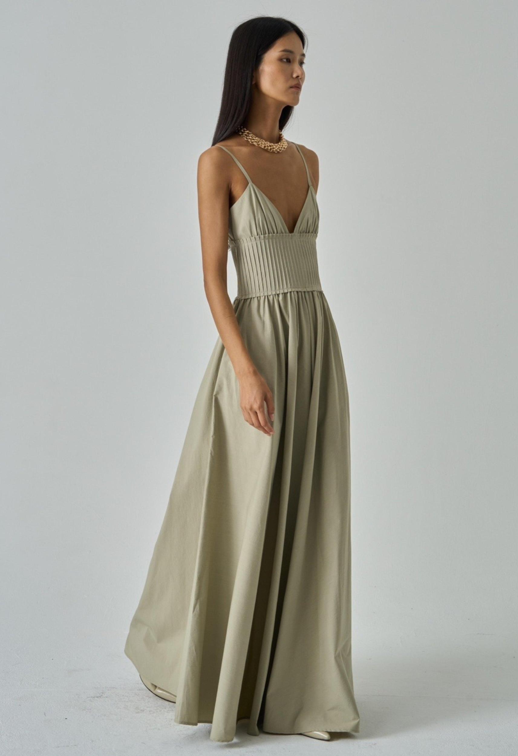Celosia Dress in Sage Product Image