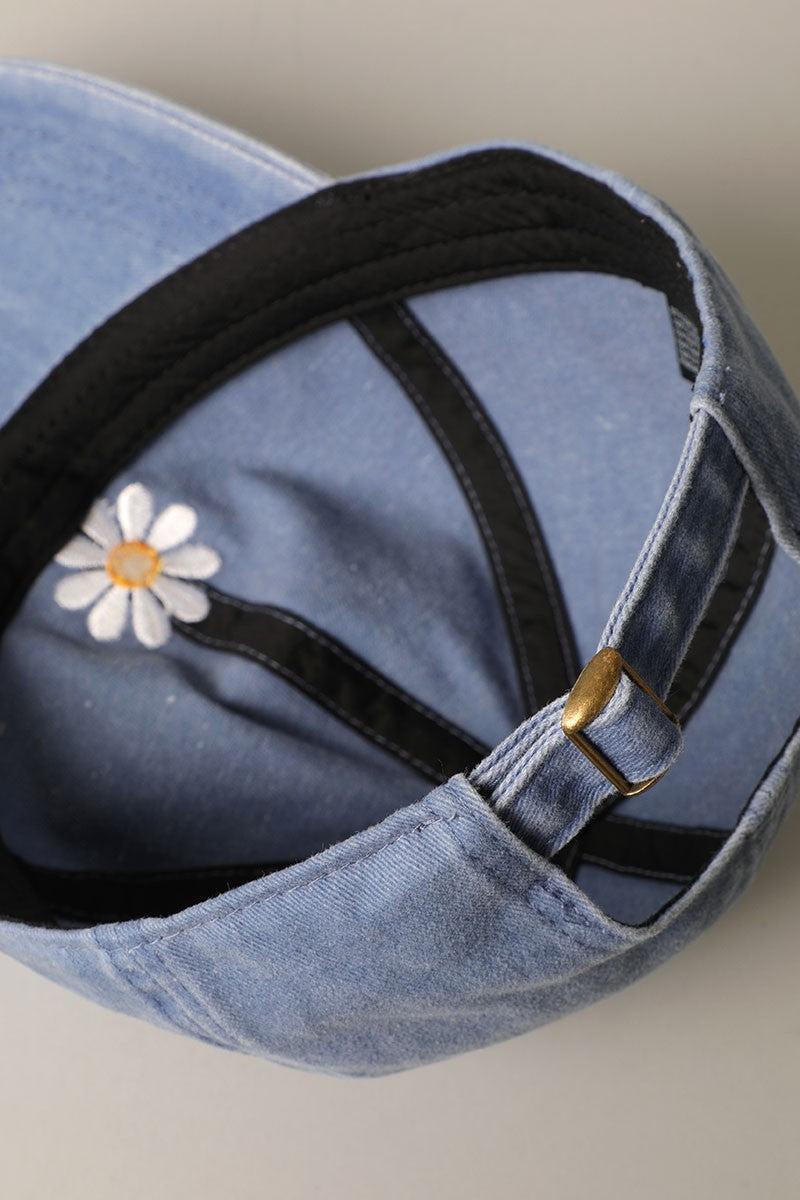 Daisy Embroidery Baseball Cap Product Image