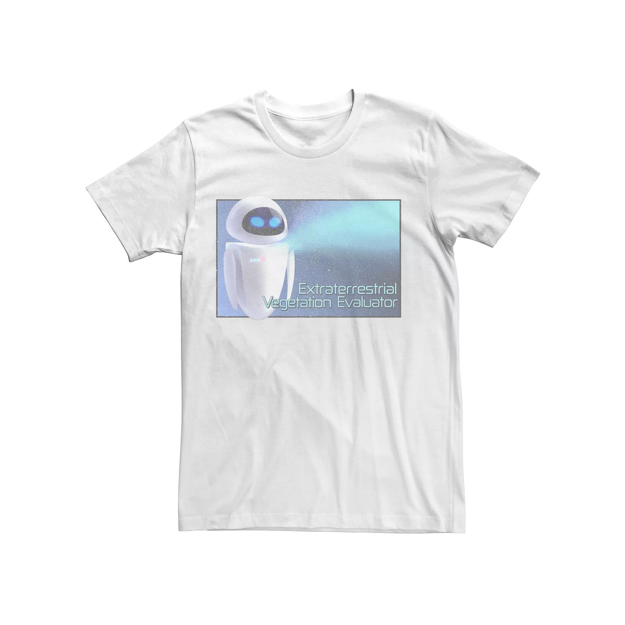 Big & Tall Wall-E Veggie Evaluator Poster Tee, Men's, Size: 4XL, White Product Image