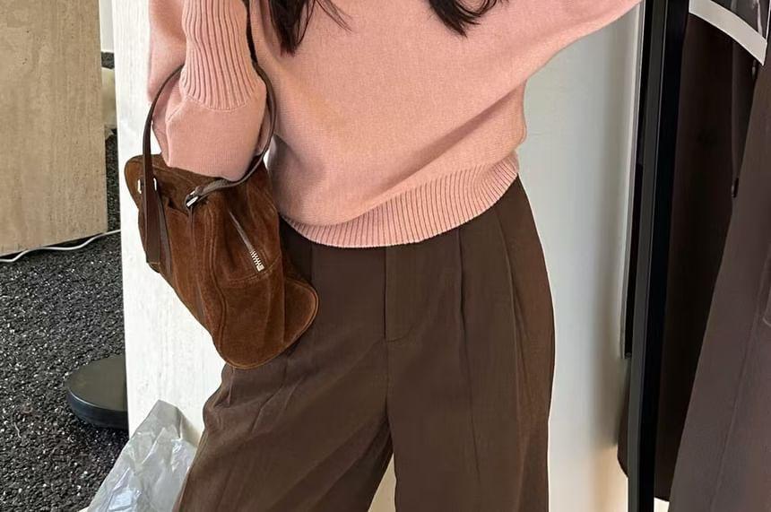 Off Shoulder Plain Sweater Product Image