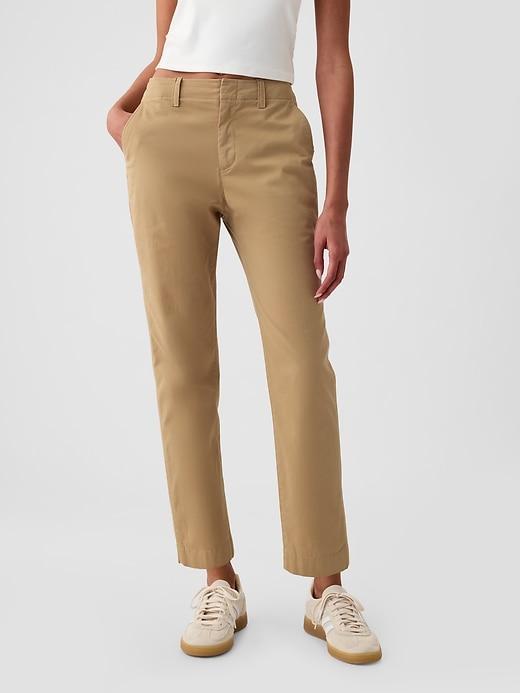 Mid Rise Downtown Khakis Product Image