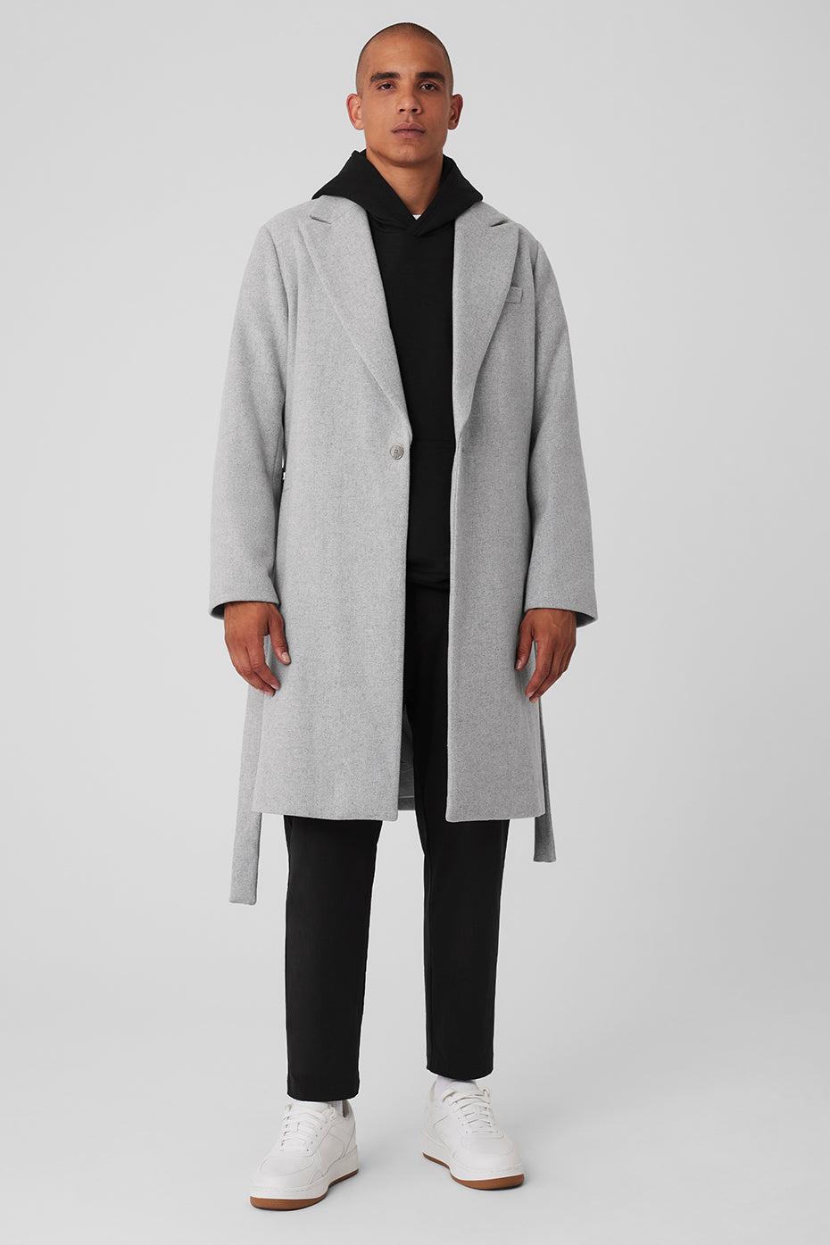 Wool Gameday Overcoat - Athletic Heather Grey Female Product Image