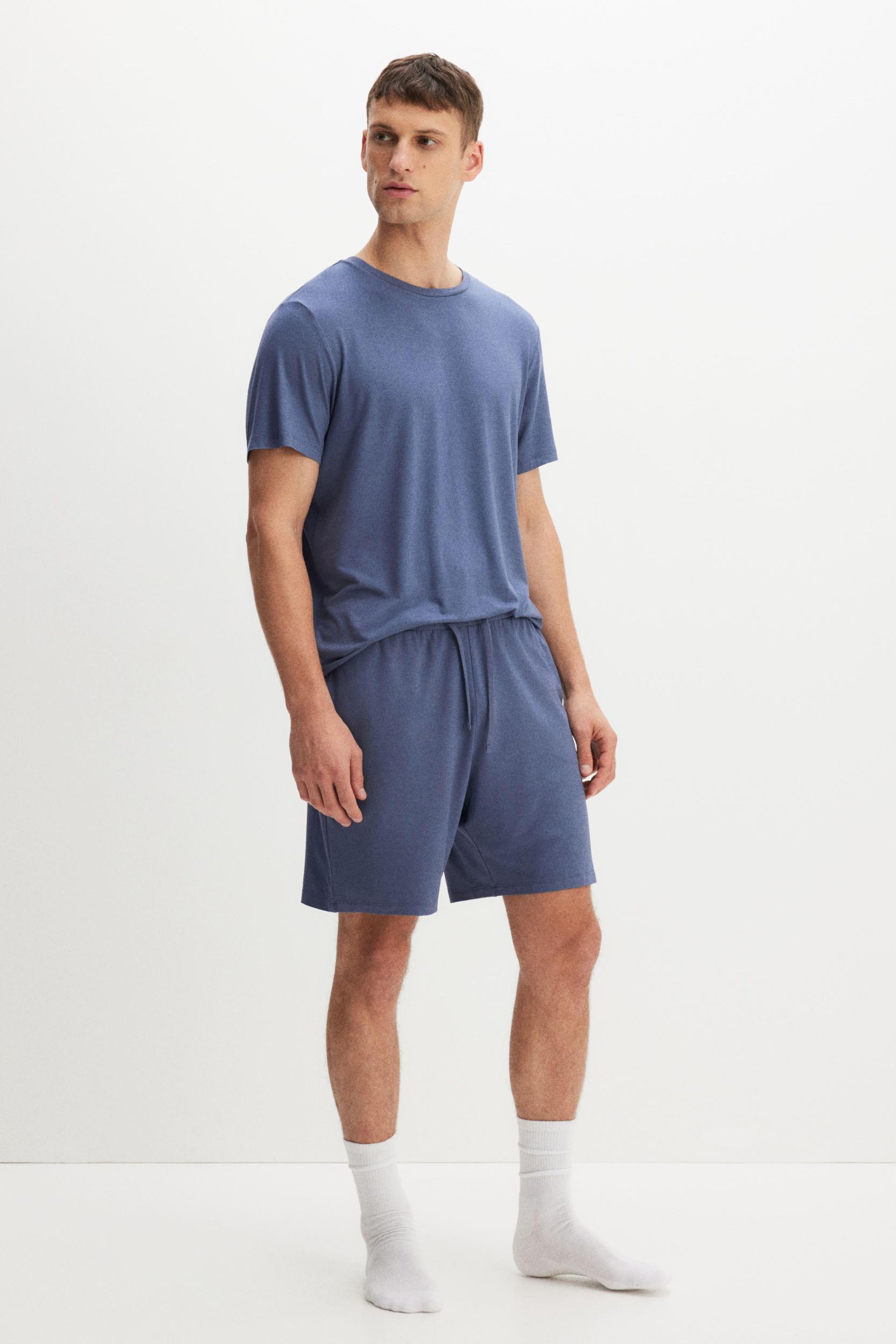 Jersey Pajama T-Shirt and Shorts Product Image