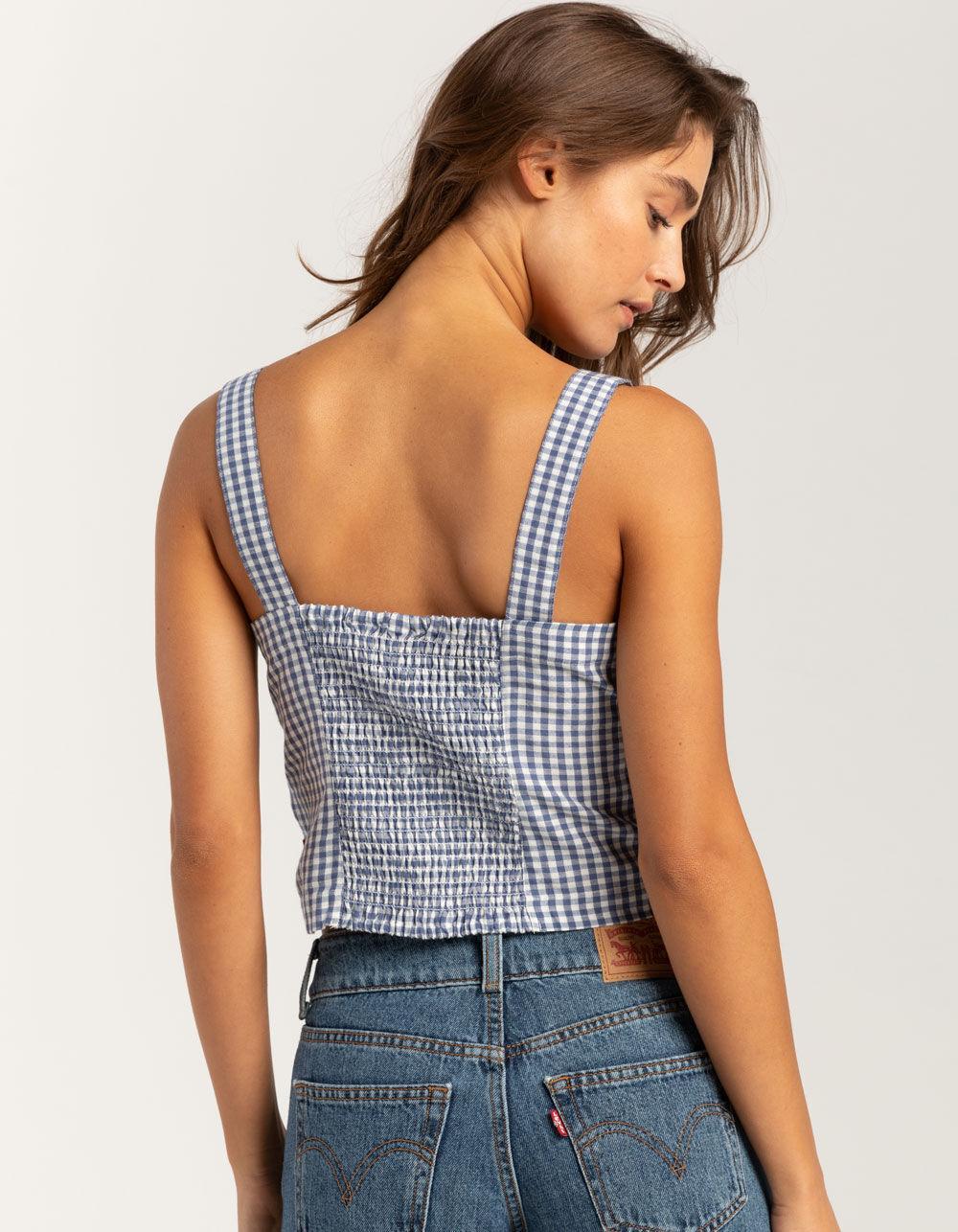 LEVI'S Lottie Linen Womens Top - BLUE/WHT Product Image