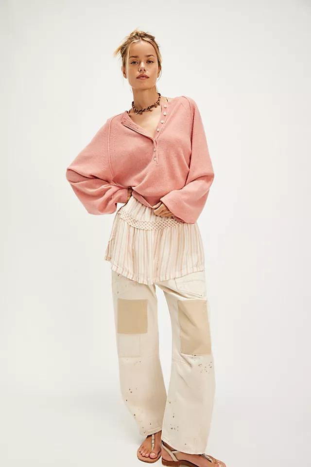 Porta Cashmere Henley Product Image