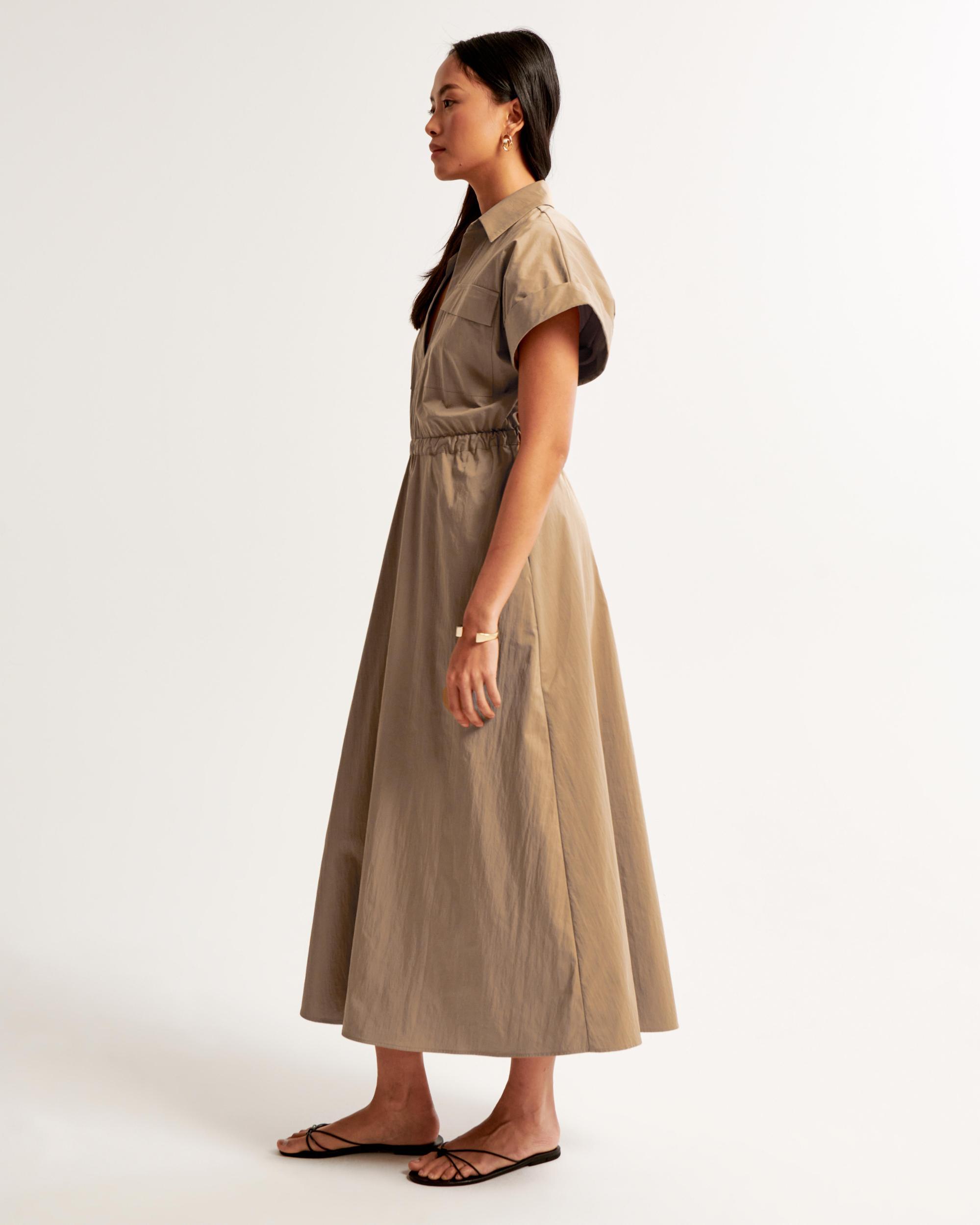 Utility Maxi Shirt Dress Product Image