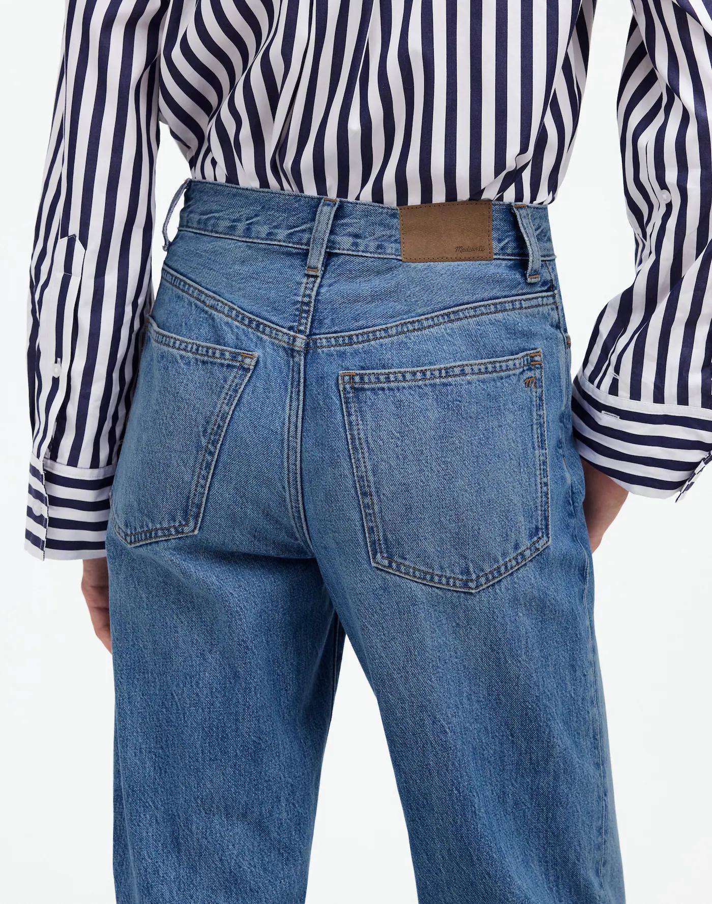 The Tall Rail Straight Jean in Reston Wash: Released-Hem Edition Product Image