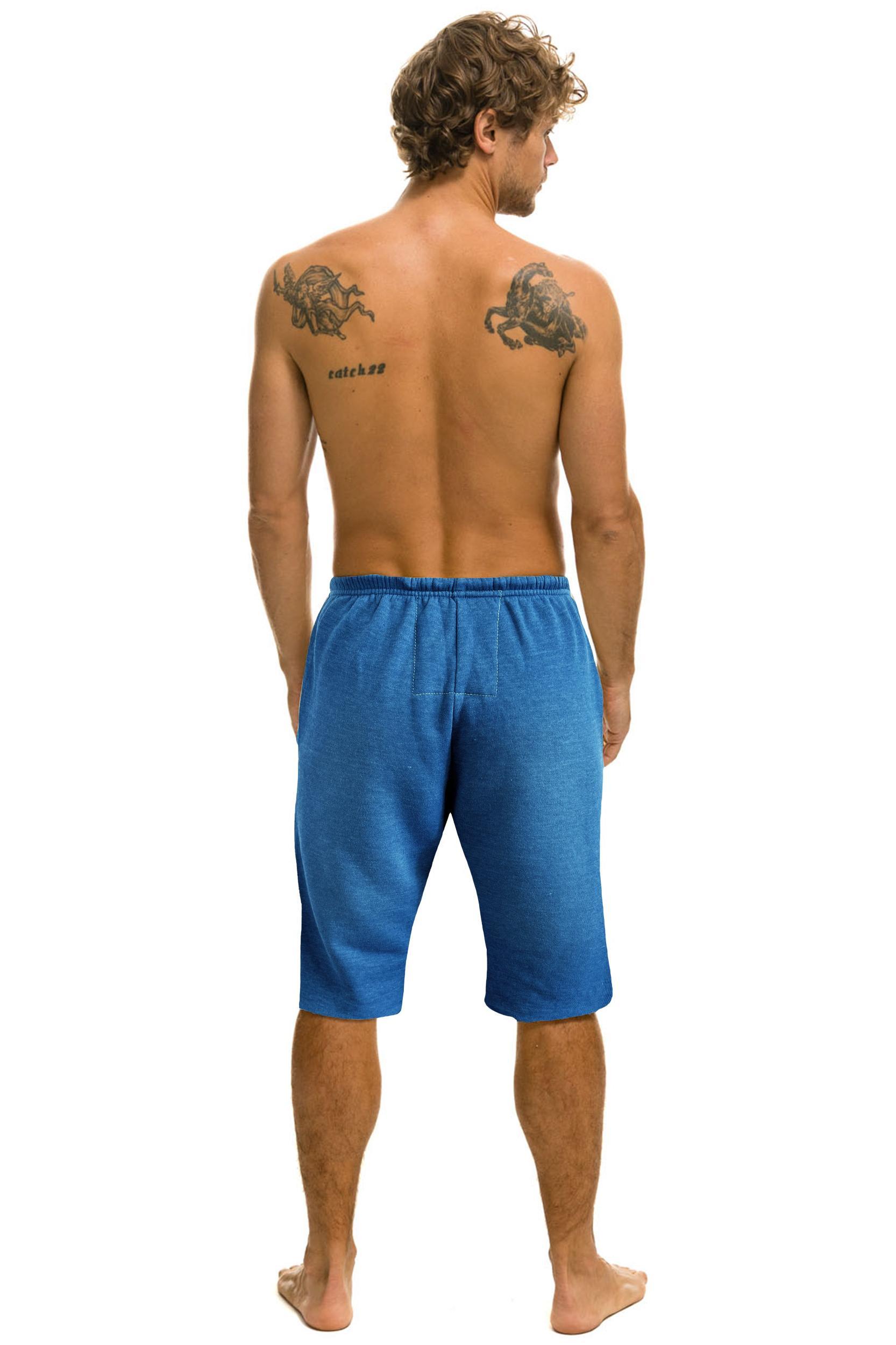 ESSENTIAL MENS SWEATSHORTS - FADED WATER Male Product Image