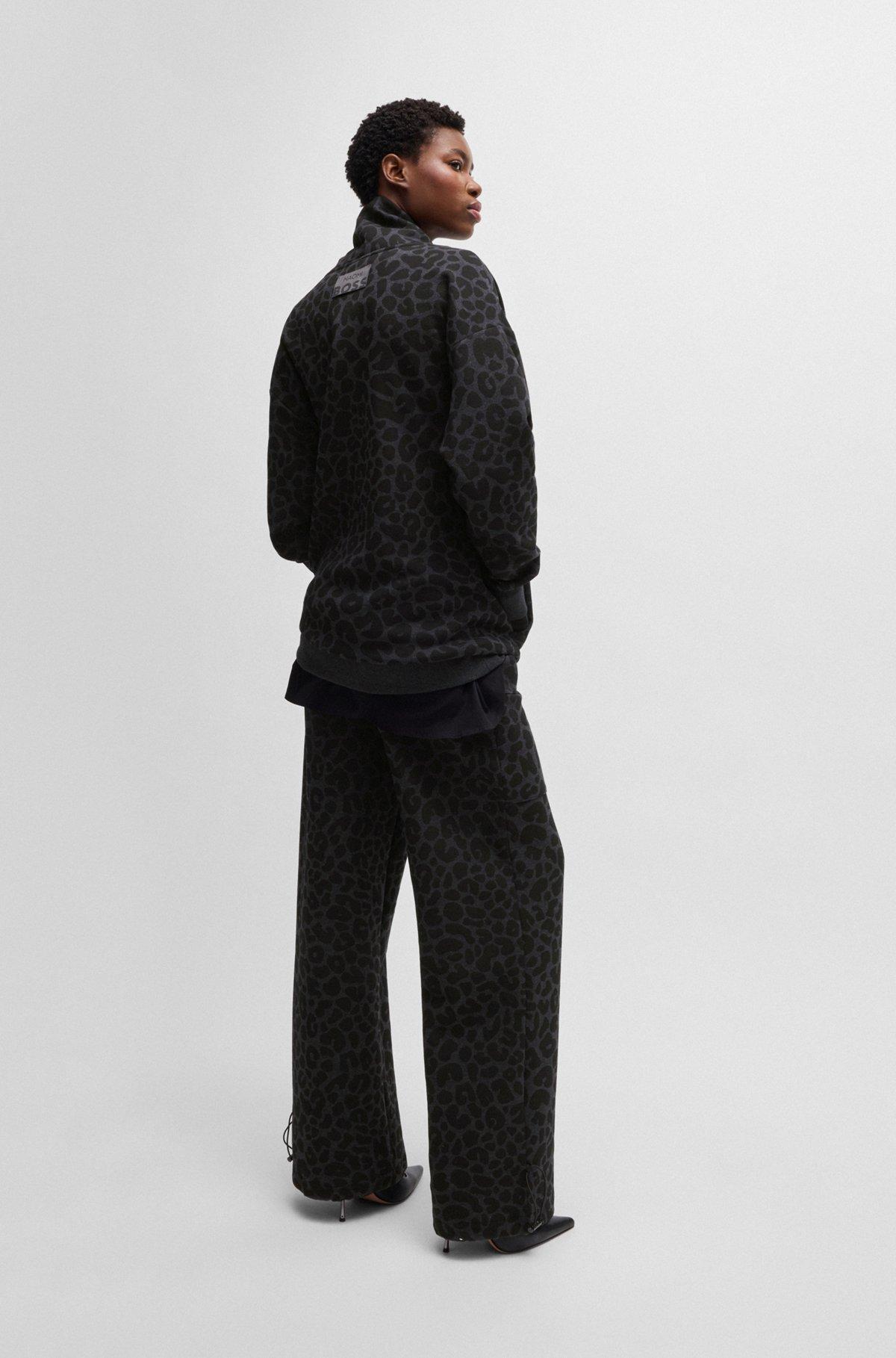 NAOMI x BOSS animal-print sweatshirt with energear™ Product Image