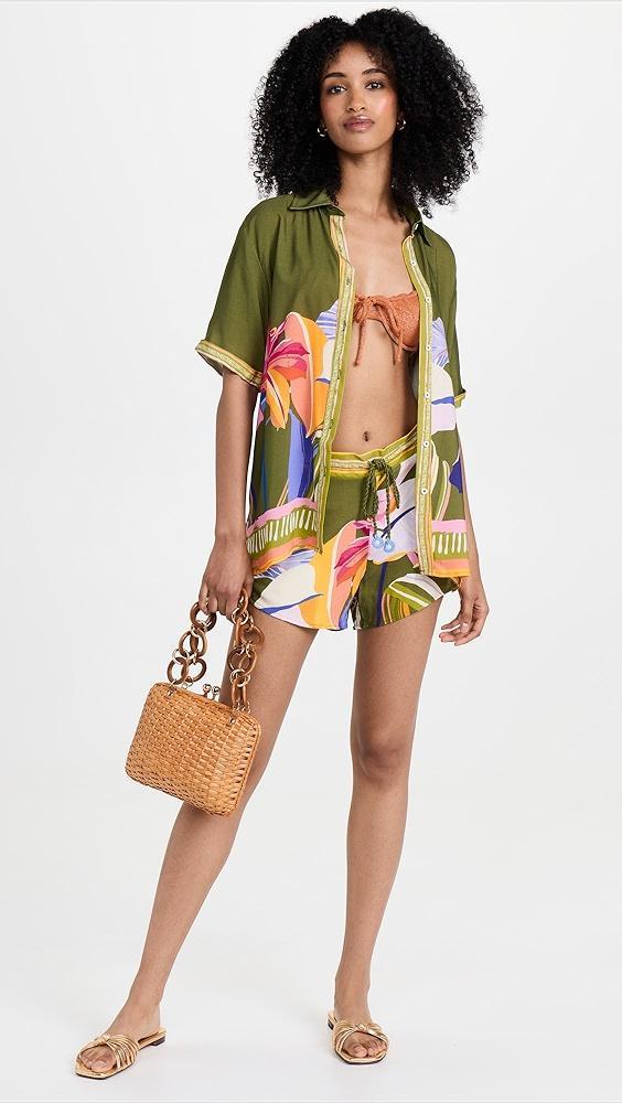 Loeffler Randall Izzie Leather Knot Flat Sandals | Shopbop Product Image