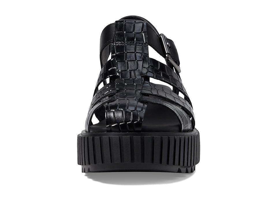 Ona Embossed Leather Fisherman Sandals Product Image