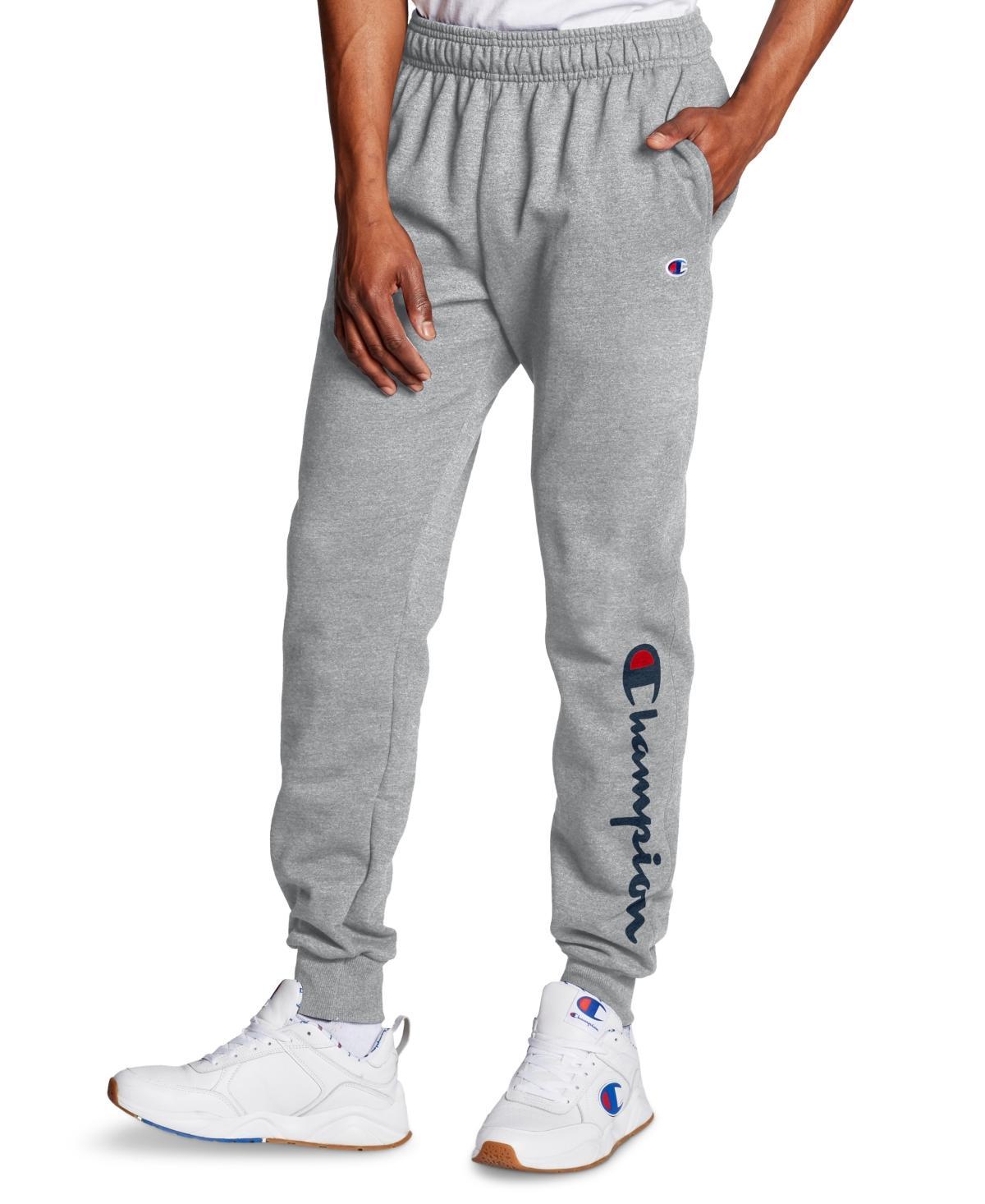 Mens Champion Powerblend Graphic Fleece Joggers Product Image