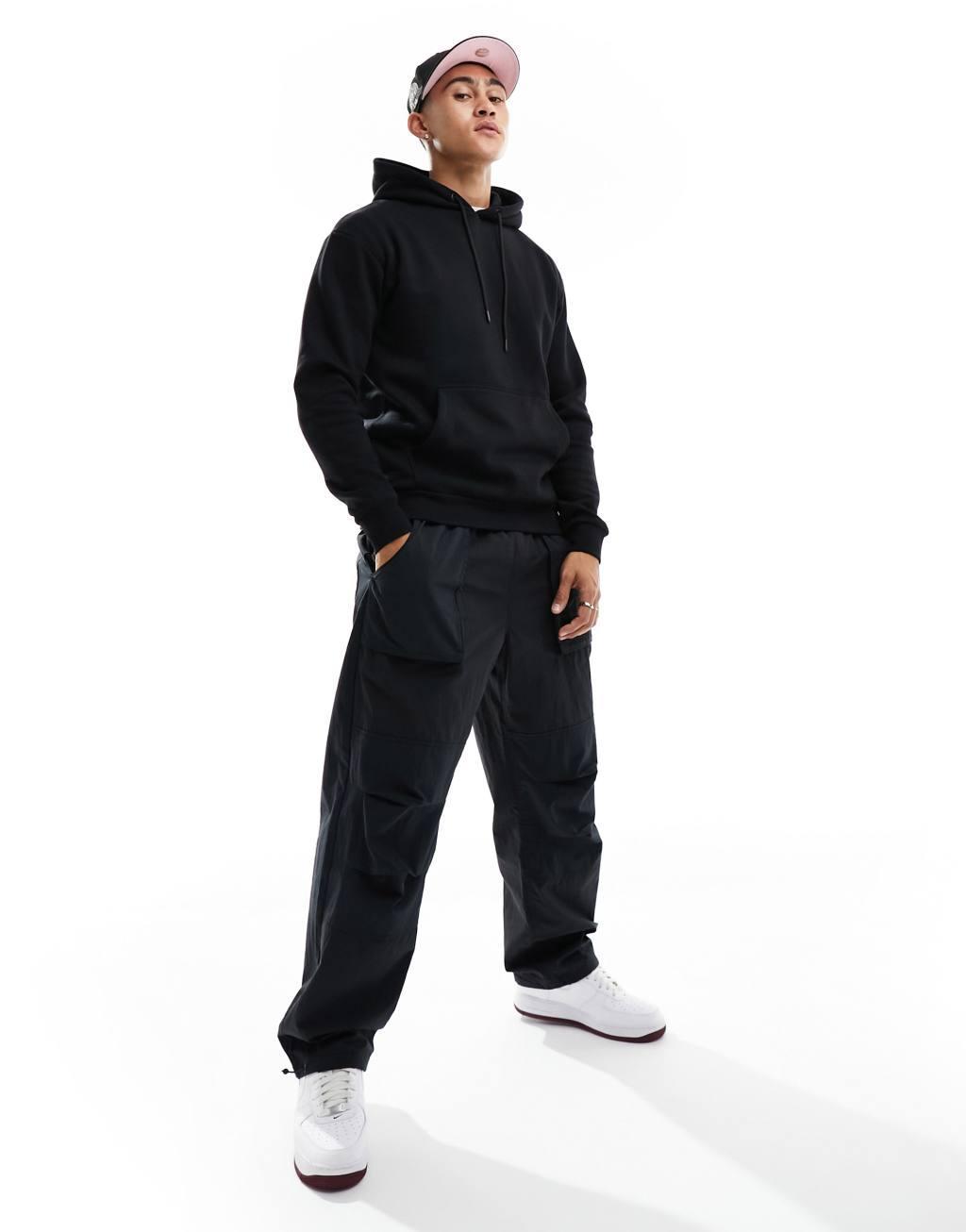 Jack & Jones oversized hoodie in navy Product Image