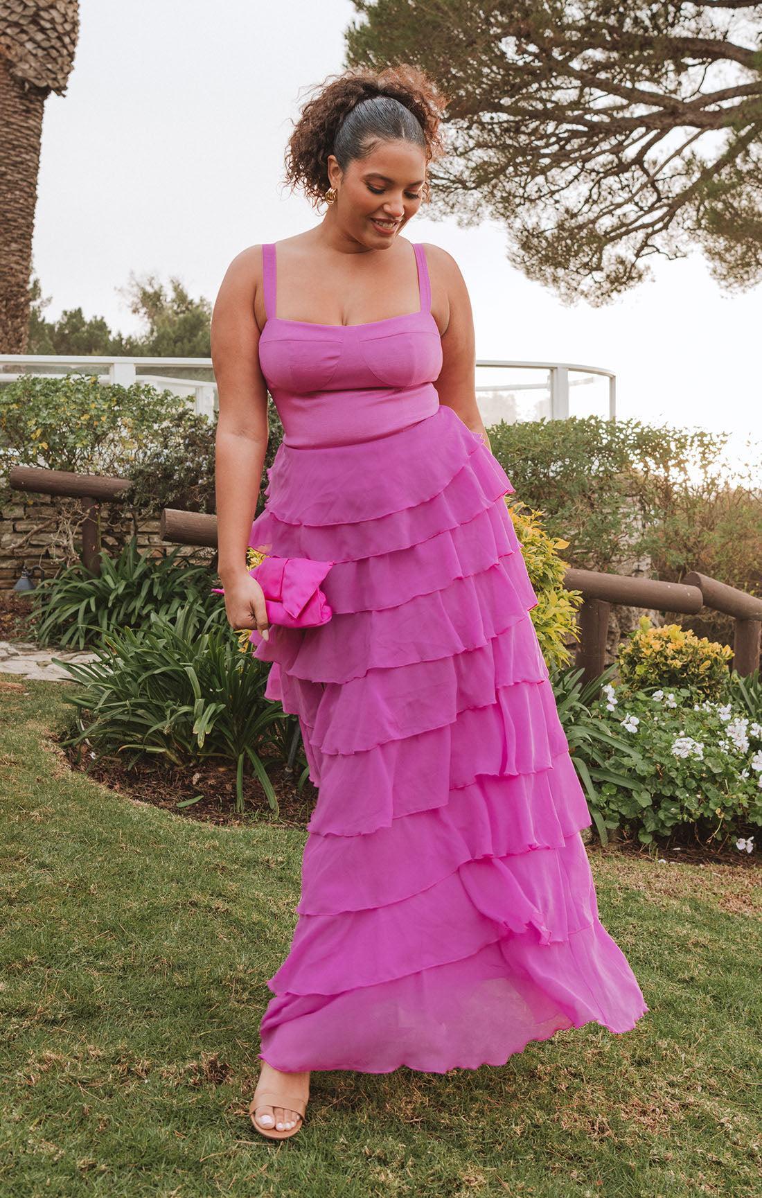 Katarina Maxi Dress ~ Magenta Majesty Product Image
