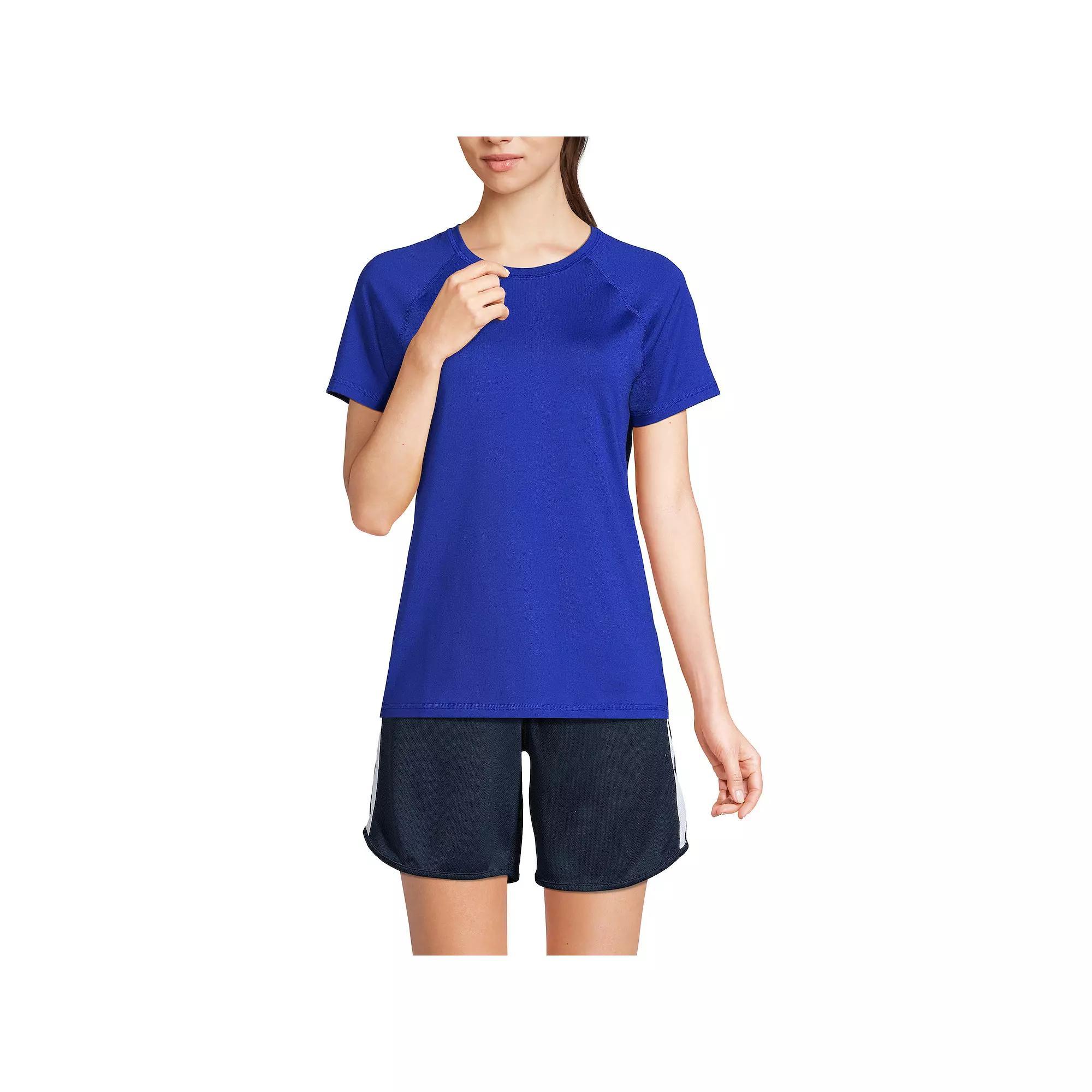 Womens Lands End School Uniform Short Sleeve Active Tee Product Image
