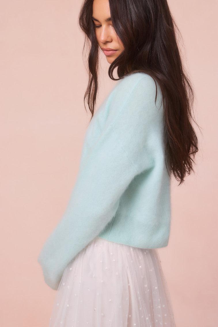 Bellman Cropped Cashmere Pullover Product Image