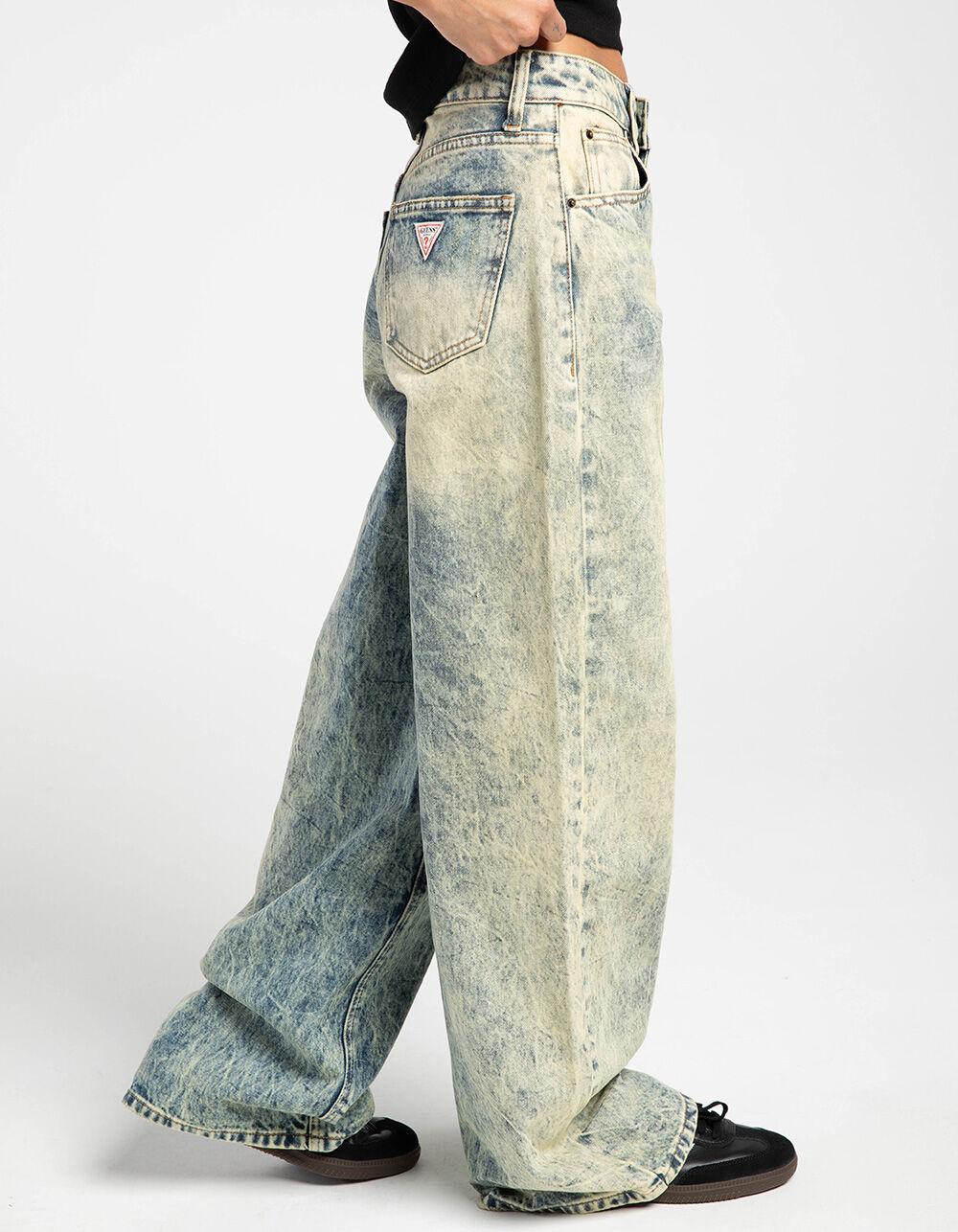 GUESS ORIGINALS Wide Leg Womens Jeans - MEDIUM VINTAGE Product Image