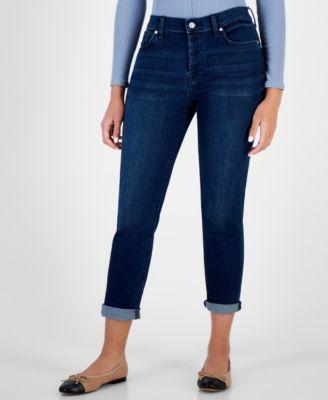 7 For All Mankind Womens Josefina High-Rise Slim-Fit Boyfriend Jeans Product Image