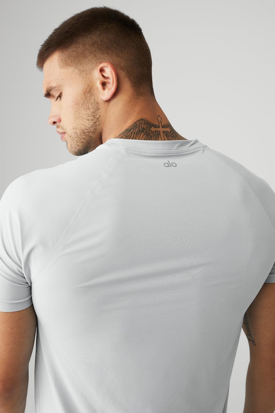 ALO | Idol Performance T-Shirt Grey, Size: 2XL Product Image