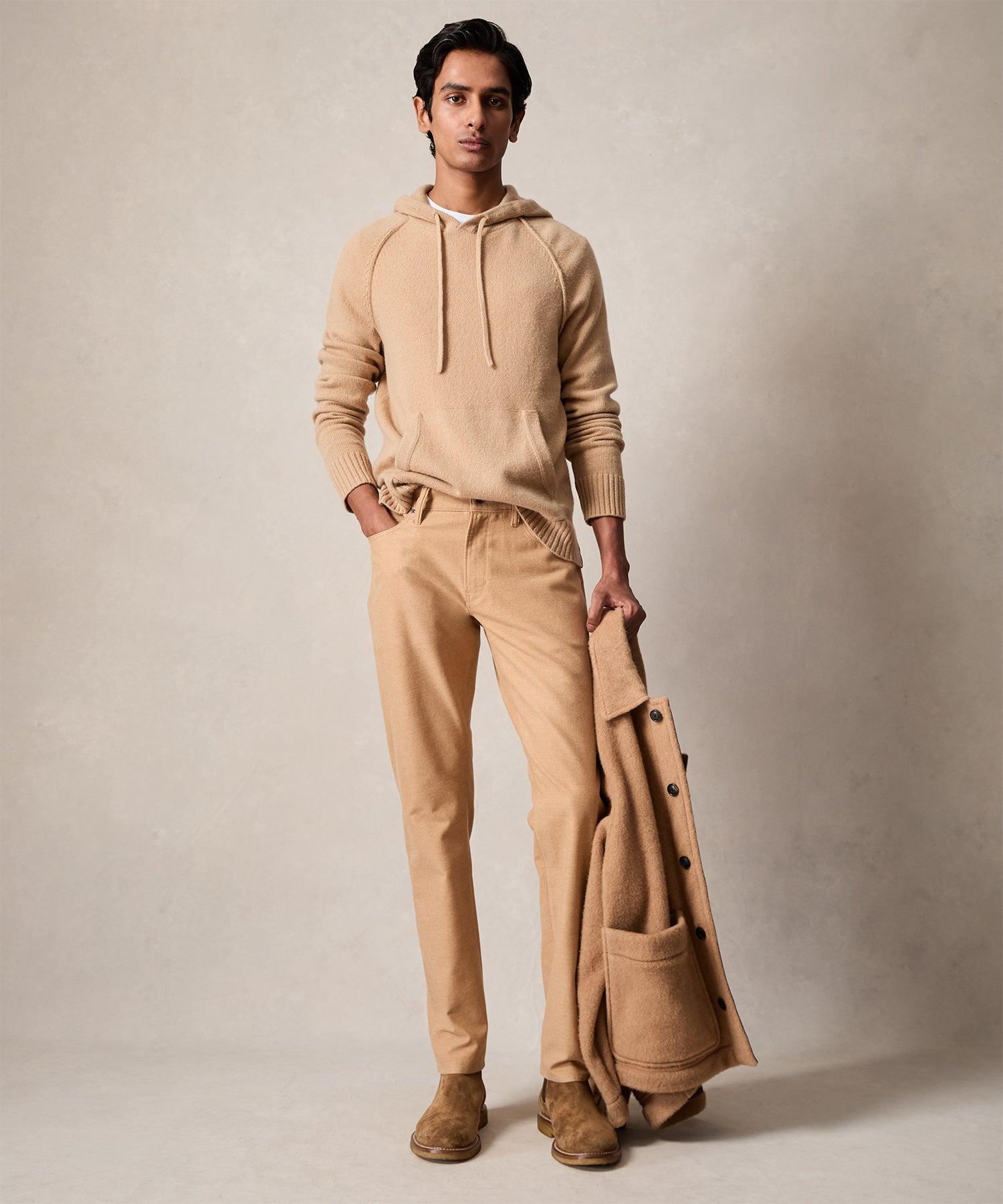 Slim Fit 5-Pocket Camelhair Pant Male Product Image