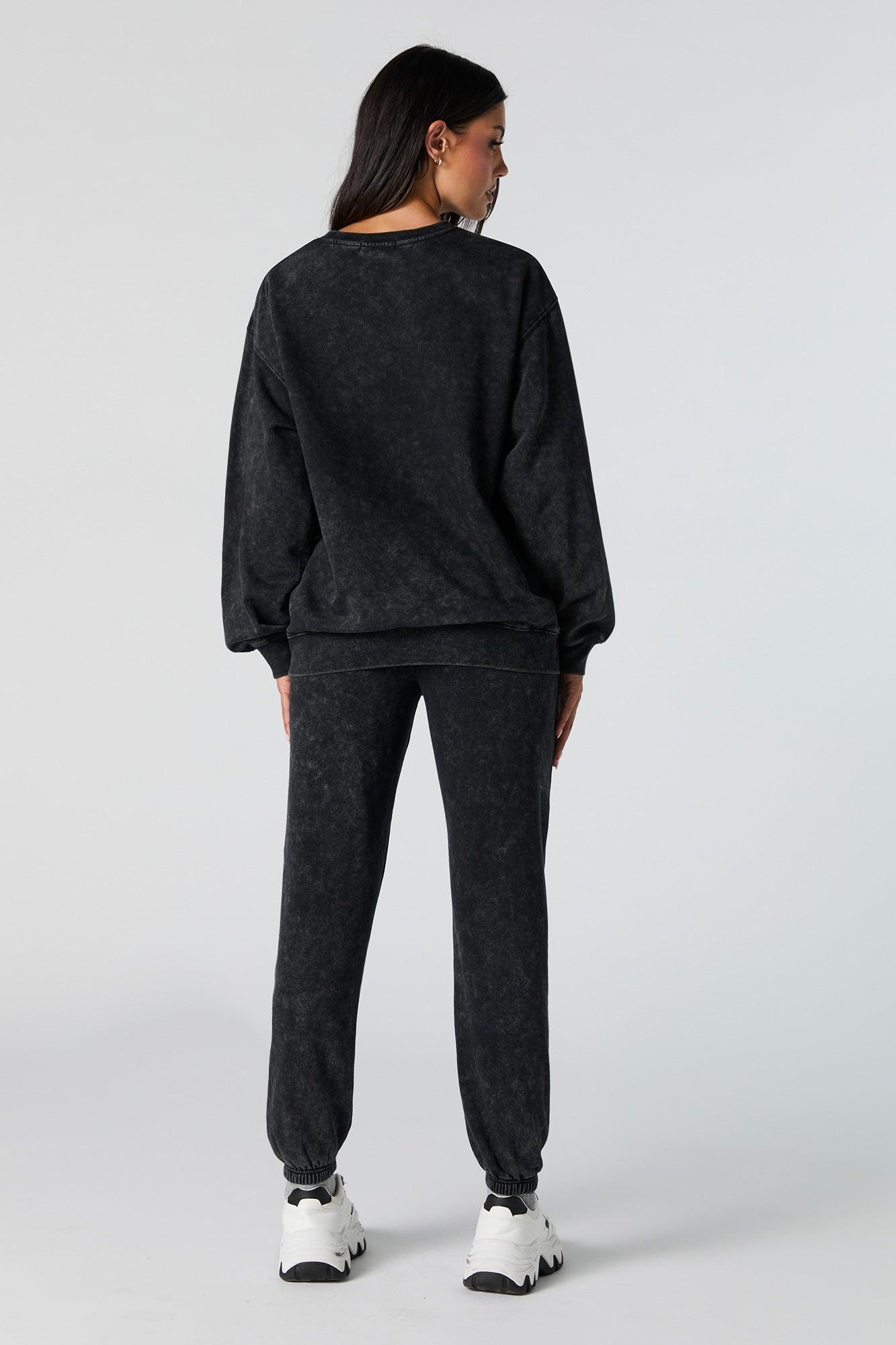 Washed Fleece Jogger Female Product Image