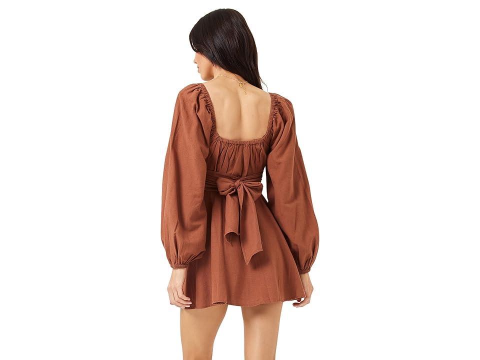L*Space Rosita Dress (Coffee) Women's Clothing Product Image
