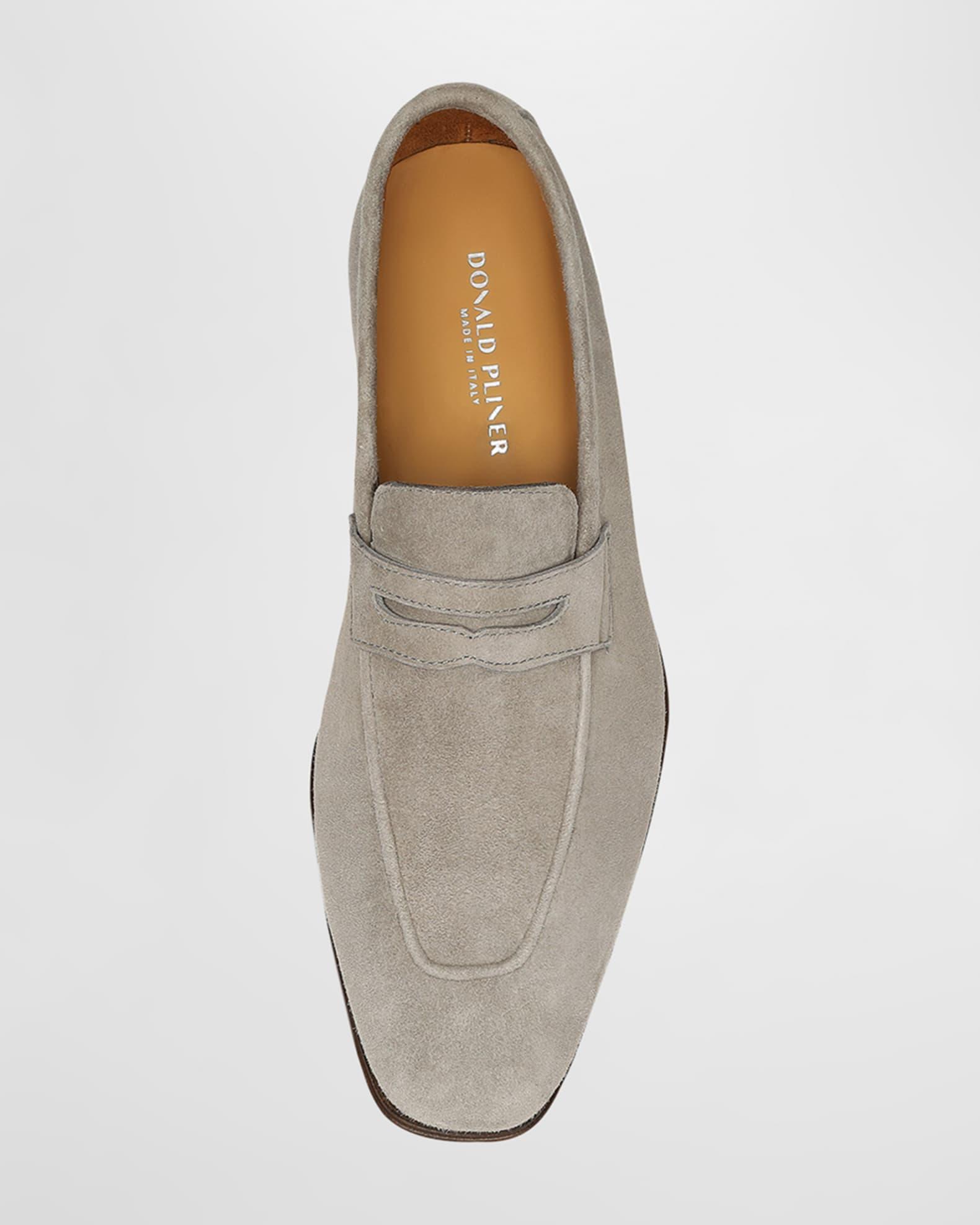 Men's Jayce Suede Penny Loafers Product Image