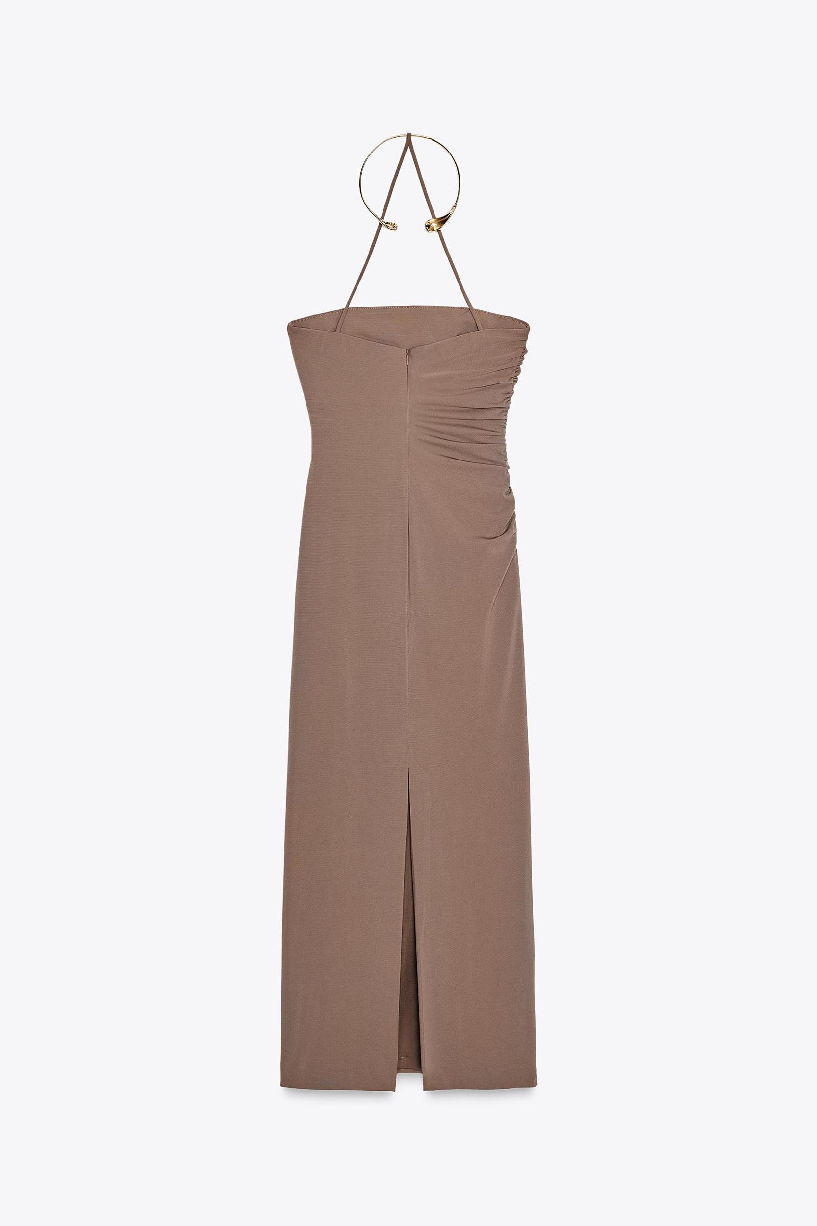 JEWEL NECKLACE MIDI DRESS Product Image