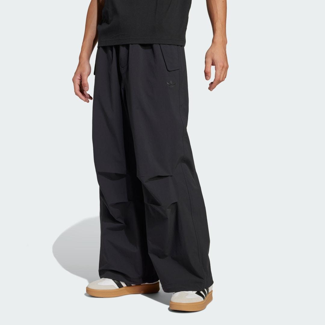 adidas Premium Essentials Utility Parachute Pants Alumina 34 Mens Product Image