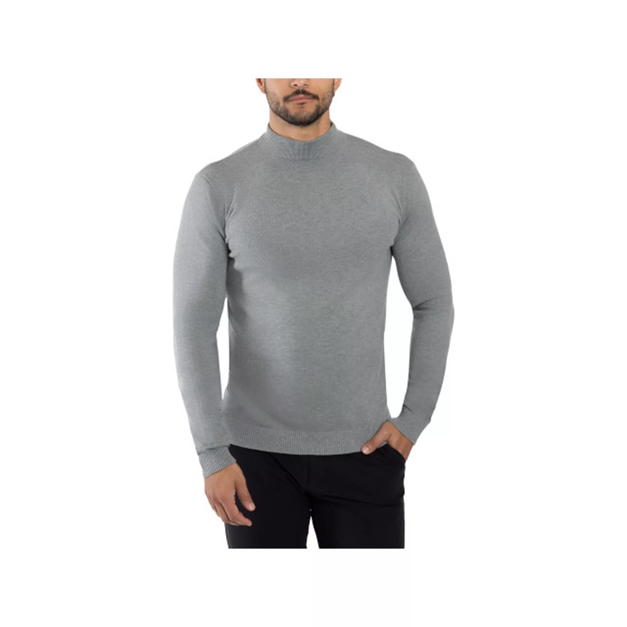 Men's Xray Regular-Fit Mockneck Sweater, Size: 3XL, Brown Product Image