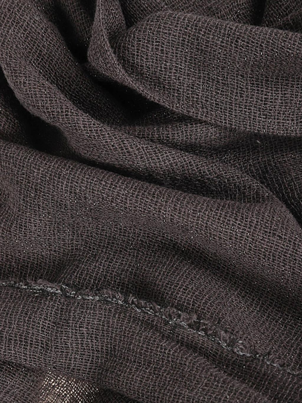 FABIANA FILIPPI Fringed Scarf In Dark Brown Product Image