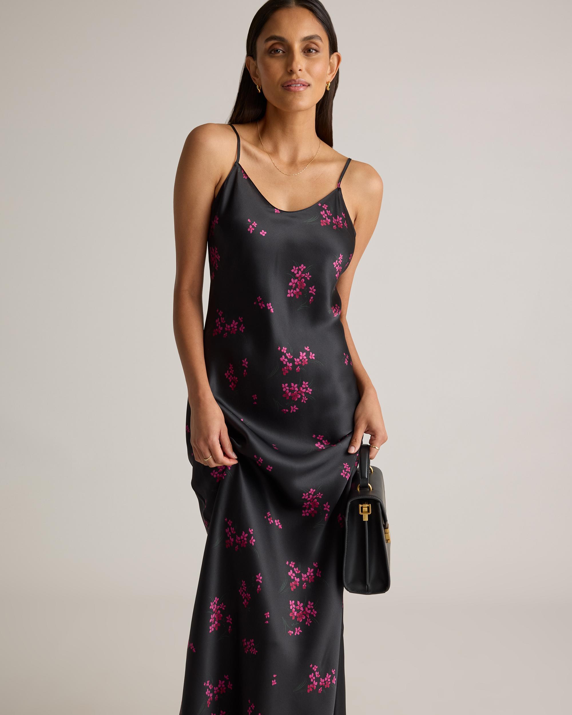 Quince | Women's Maxi Slip Dress Size XS, Mulberry Silk Product Image