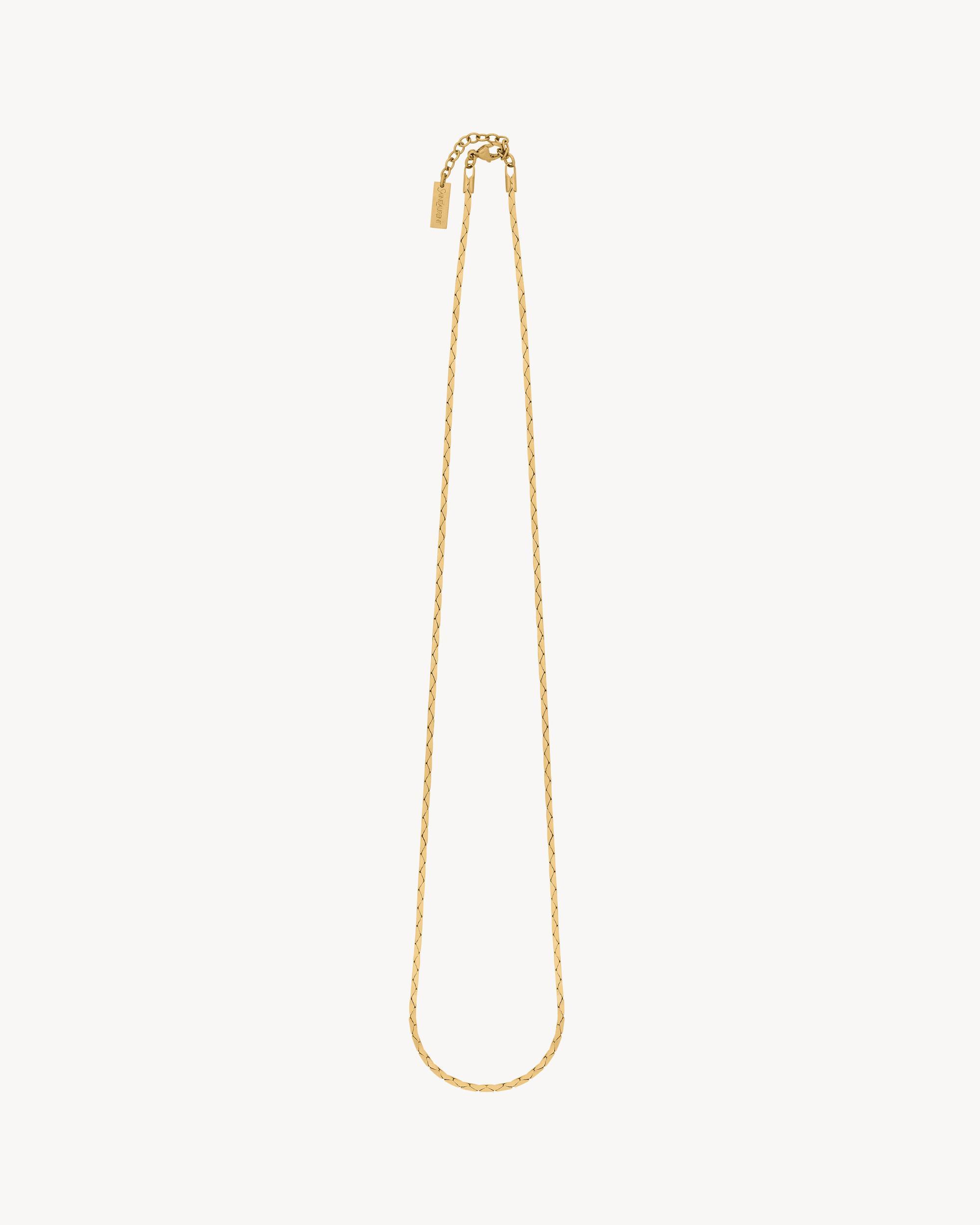cobra-chain necklace in metal Product Image
