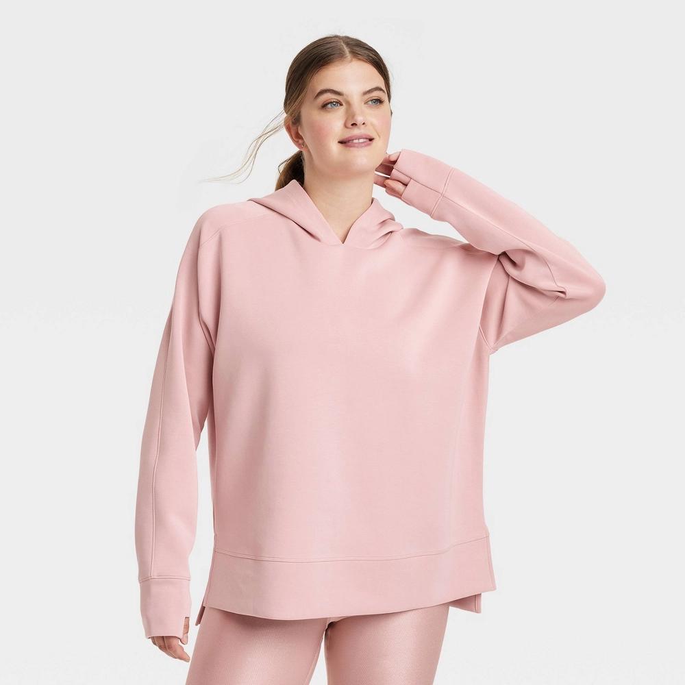 Women's Airy Sleek Legging Friendly Hooded Sweatshirt - All In Motion™ Product Image