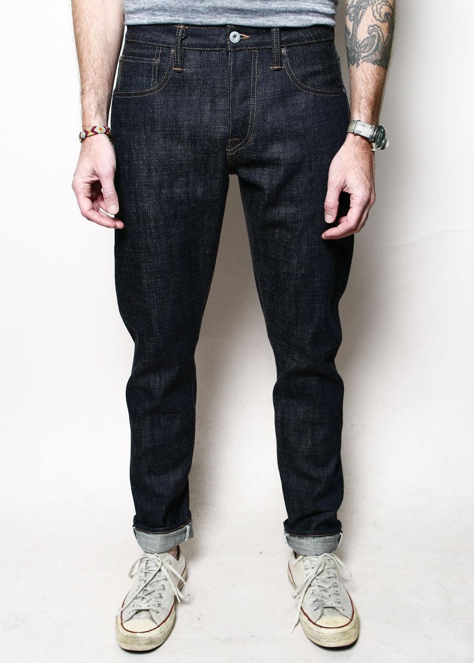 Strong Taper // 13.5oz Cryptic Indigo Product Image