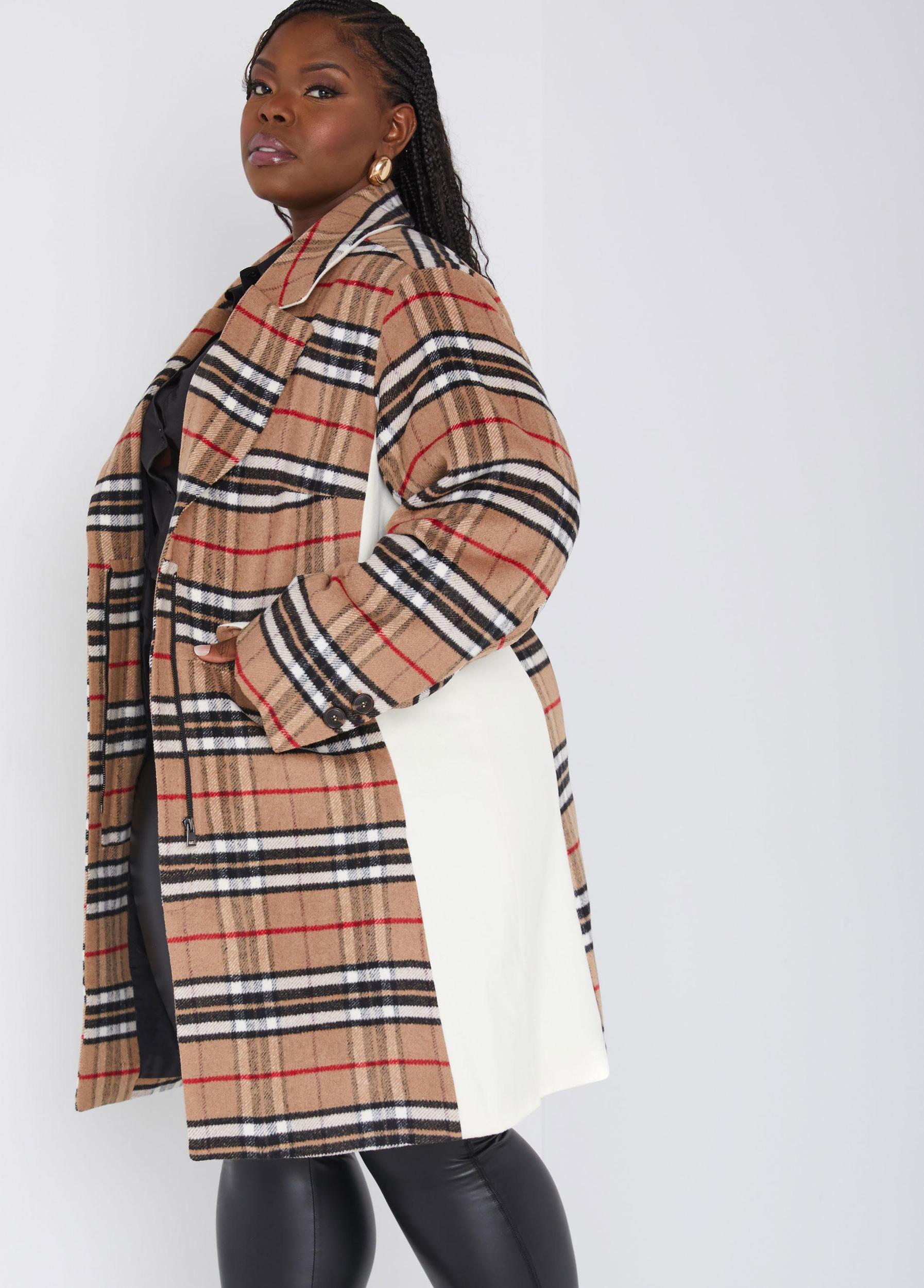 Plaid Flannel Coat Product Image