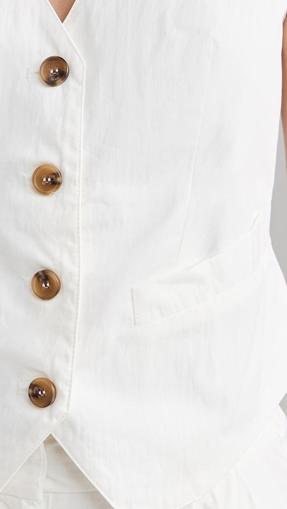 Moon River Button Up Vest | Shopbop Product Image