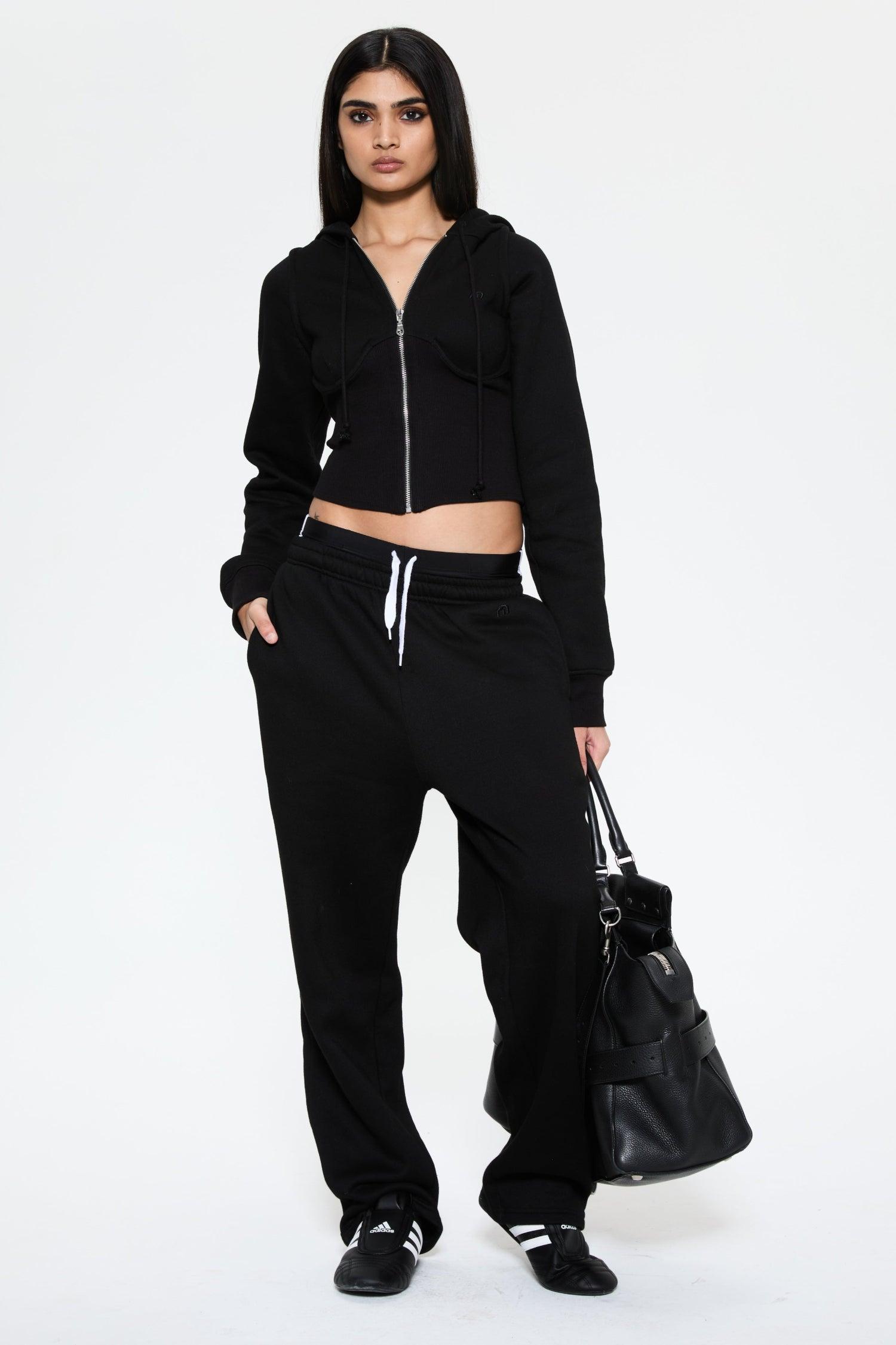 SADIE TOP + ZEV PANT - BLACK Product Image