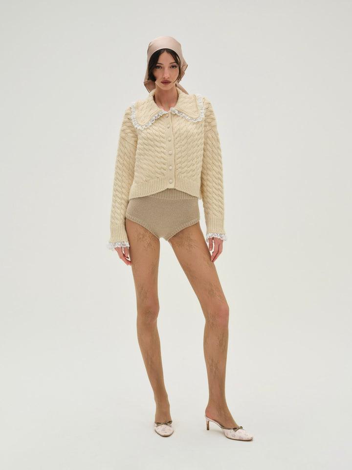 Milana Cardigan — Ivory Product Image