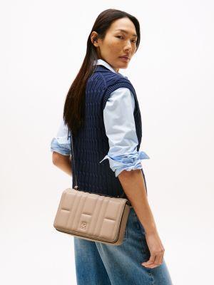 Quilted Snap-Closure Crossbody Bag Product Image