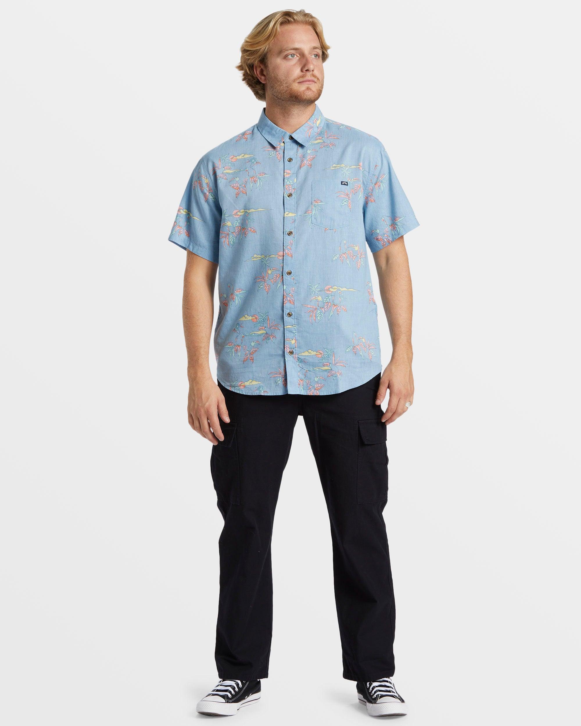 Sundays Short Sleeve Shirt - Coastal Blue Male Product Image